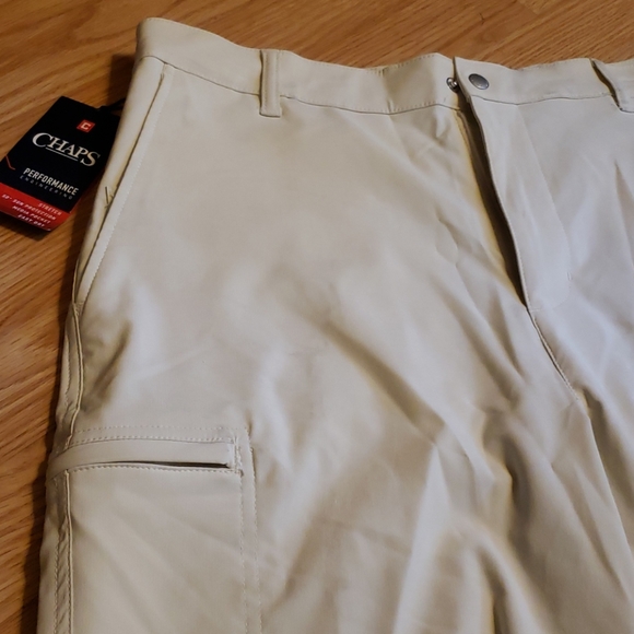 Chaps (stone color) shorts, size 34 - Picture 2 of 9